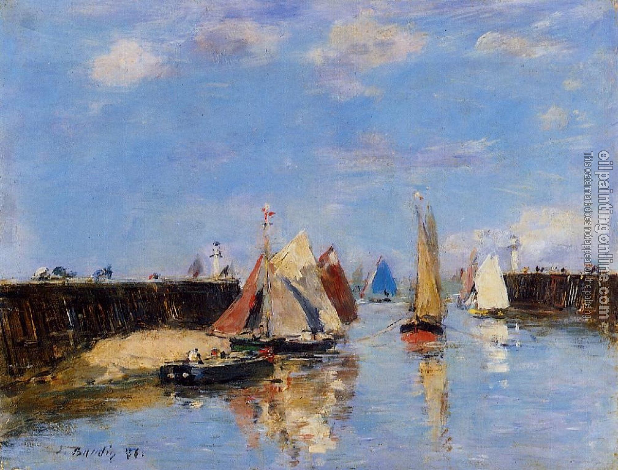 Boudin, Eugene - The Port of Trouville